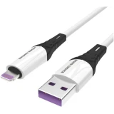 Кабель USB - Lightning, 1м, More Choice K35i White
