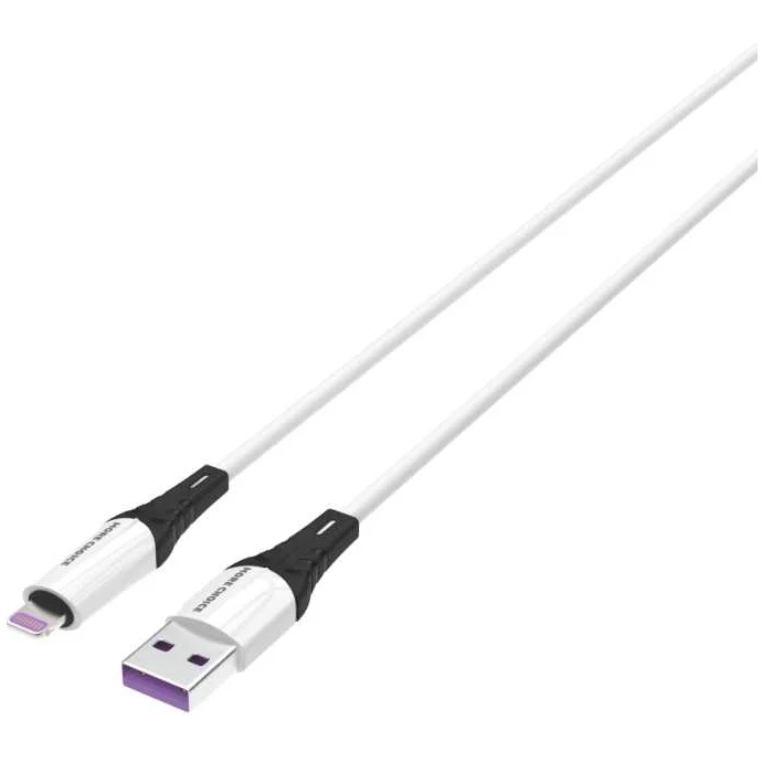 Кабель USB - Lightning, 1м, More Choice K35i White - фото 3