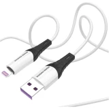 Кабель USB - Lightning, 1м, More Choice K35i White