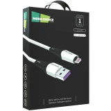 Кабель USB - Lightning, 1м, More Choice K35i White