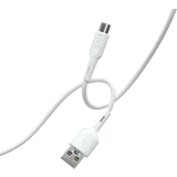 Кабель USB - USB Type-C, 1м, More Choice K63a White