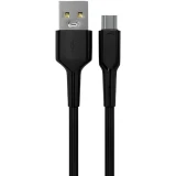 Кабель USB - USB Type-C, 2м, More Choice K63a Black