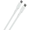 Кабель USB Type-C - USB Type-C, 1м, More Choice K63aa White - фото 2