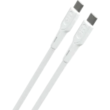 Кабель USB Type-C - USB Type-C, 2м, More Choice K63aa White (K63aa 2м White)