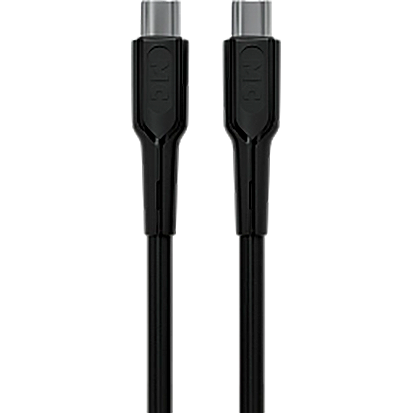 Кабель USB Type-C - USB Type-C, 2м, More Choice K63aa Black - K63aa 2м Black