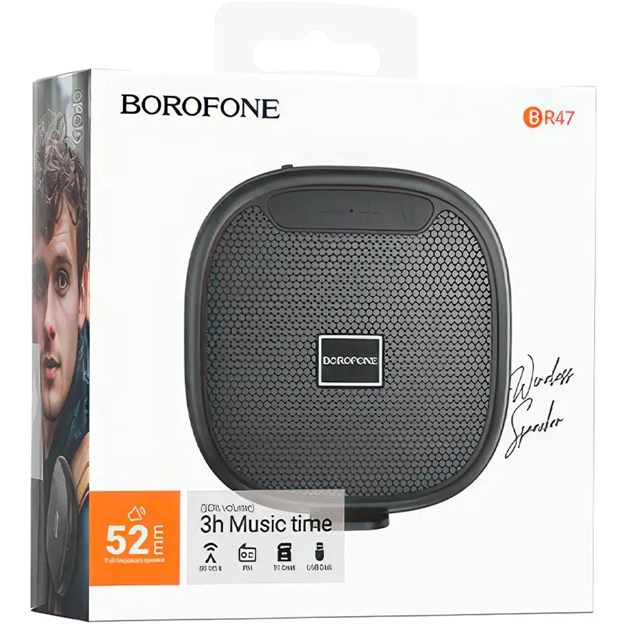 Портативная акустика Borofone BR47 Black - фото 3