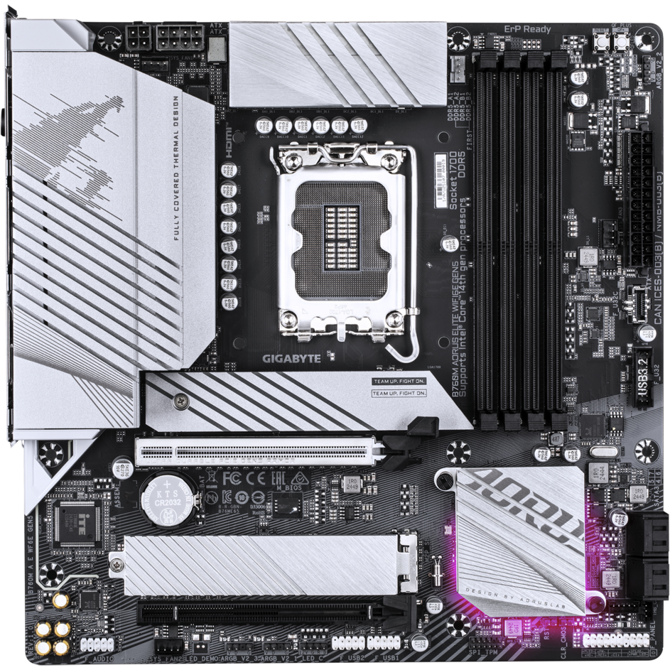 Материнская плата Gigabyte B760M AORUS ELITE WIFI6E GEN5