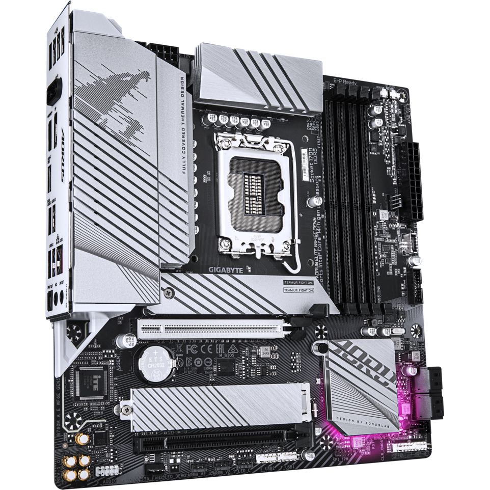 Материнская плата Gigabyte B760M AORUS ELITE WIFI6E GEN5 - фото 2