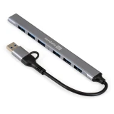 USB-концентратор ExeGate DUB-761C3 (EX299790RUS)