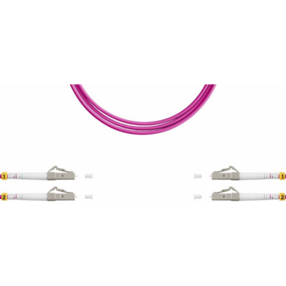 Патч-корд Filum FL-2x2.0-2LC/U-2LC/U-MM504-2м-LSZH-MG, 2м