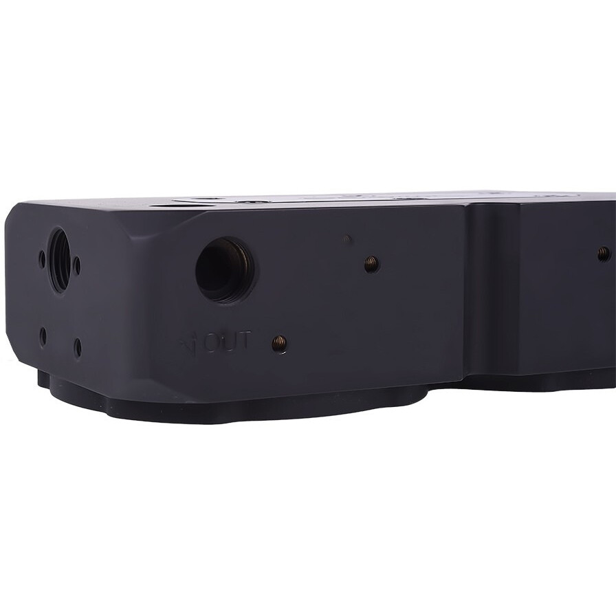 Топ для помп СЖО Alphacool Eisdecke D5 Dual Brass Top - Deep Black (13322) - фото 3