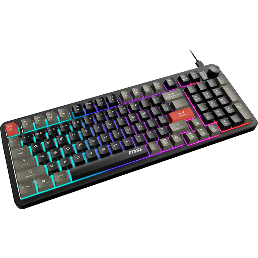 Клавиатура MSI Forge GK110 Black - S11-04RU258-HH9 - фото 2