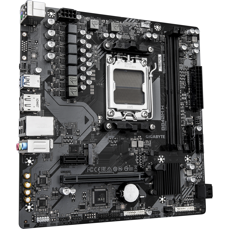 Материнская плата Gigabyte B840M H - фото 2