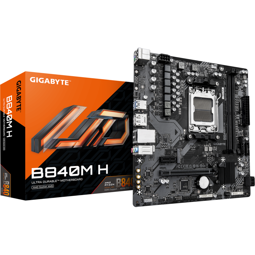 Материнская плата Gigabyte B840M H - фото 4
