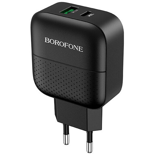 Сетевое зарядное устройство Borofone BA46A Black
