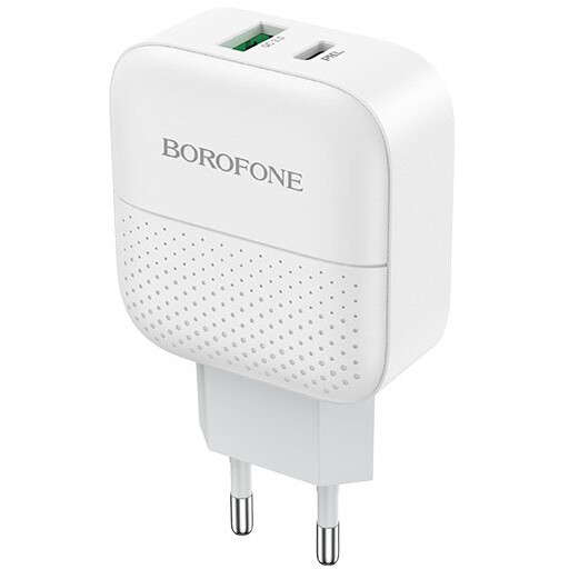 Сетевое зарядное устройство Borofone BA46A White