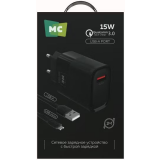 Сетевое зарядное устройство More Choice NC09m Black