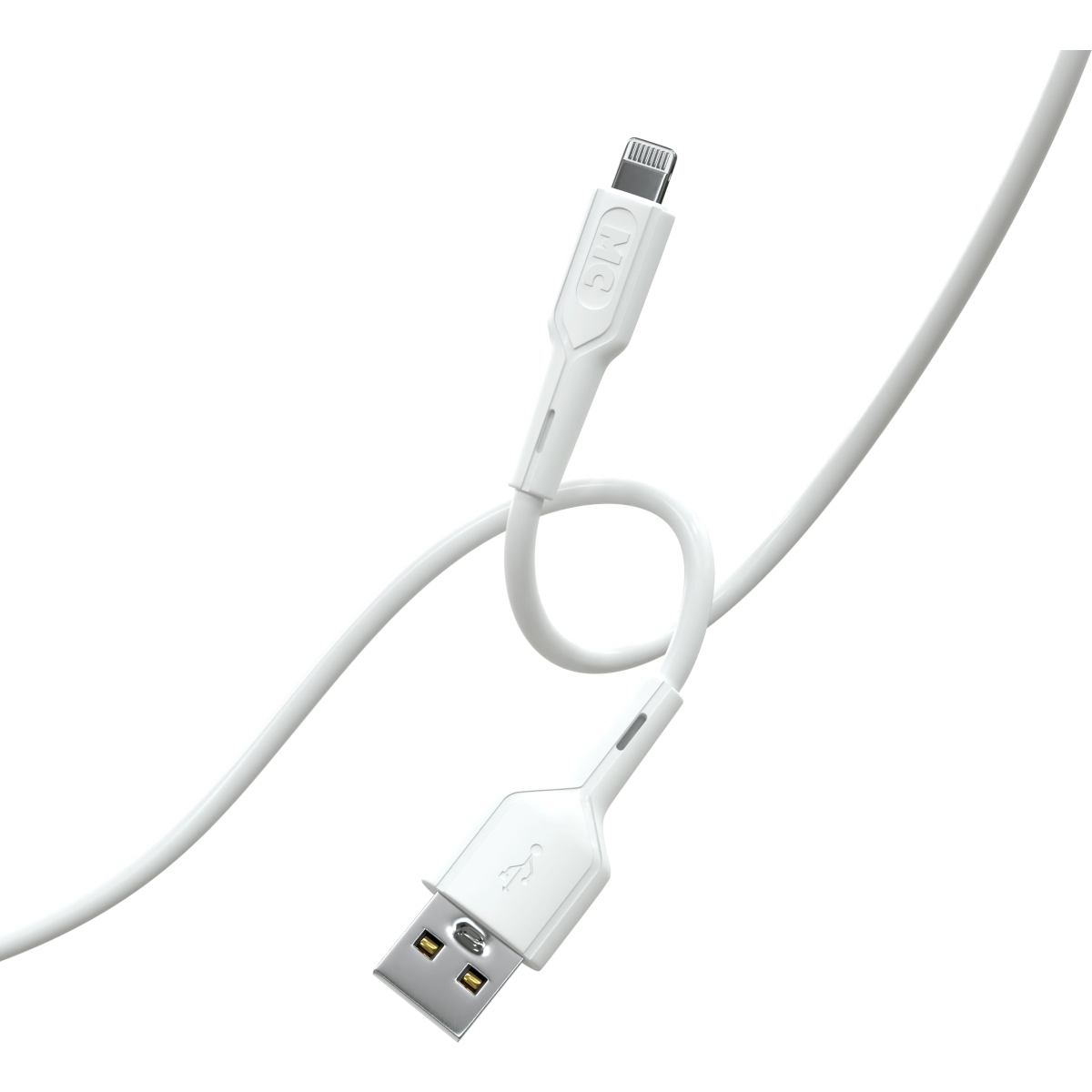 Кабель USB - Lightning, 1м, More Choice K63i/К63л White - K63i/К63л White 1м - фото 3
