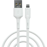 Кабель USB - Lightning, 2м, More Choice K63i/К63л White (K63i/К63л White 2м)