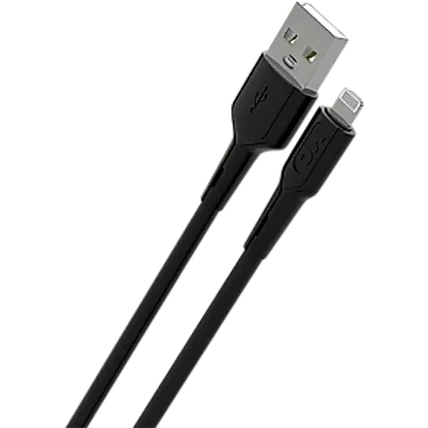 Кабель USB - Lightning, 1м, More Choice K63i/К63л Black - фото 2
