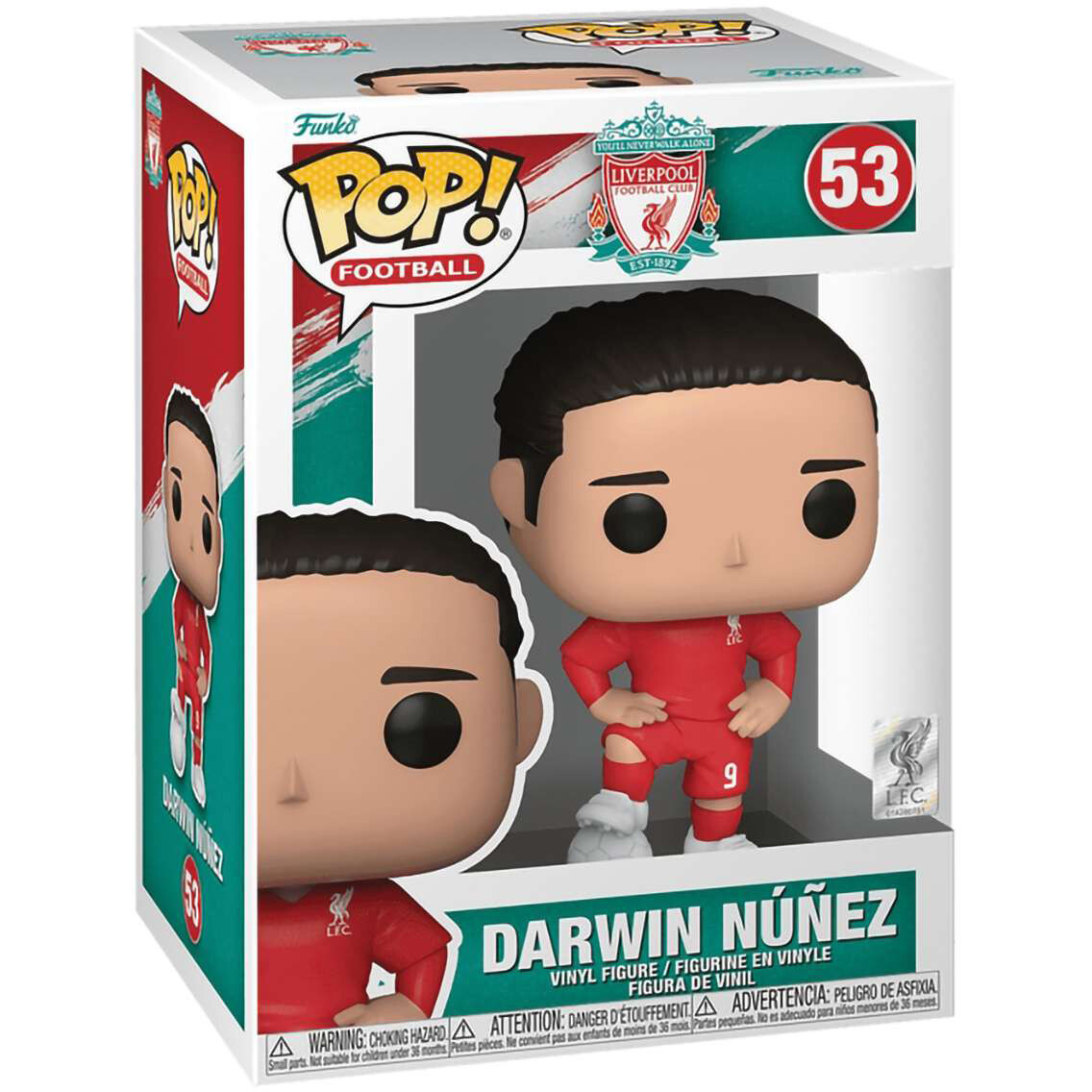 Фигурка Funko POP! Football Liverpool FC Darwin Nunez - 73932 - фото 2
