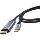 Кабель USB Type-C - HDMI, 2м, Bion BXP-CC-USBCM-HDMIM-M