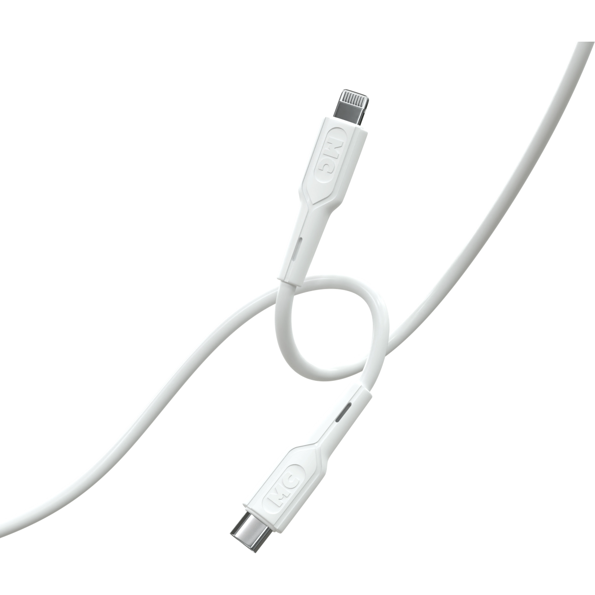 Кабель USB Type-C - Lightning, 1м, More Choice K63ia White - фото 3