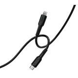 Кабель USB Type-C - Lightning, 2м, More Choice K63ia Black (K63ia 2м Black)