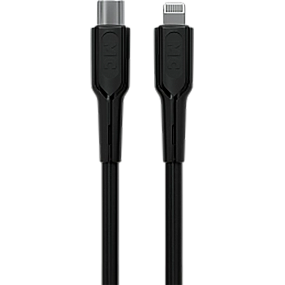 Кабель USB Type-C - Lightning, 1м, More Choice K63ia Black