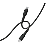 Кабель USB Type-C - Lightning, 1м, More Choice K63ia Black