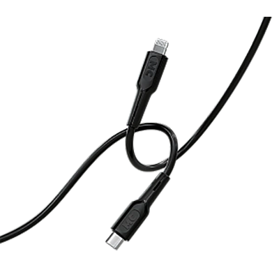 Кабель USB Type-C - Lightning, 1м, More Choice K63ia Black - фото 3