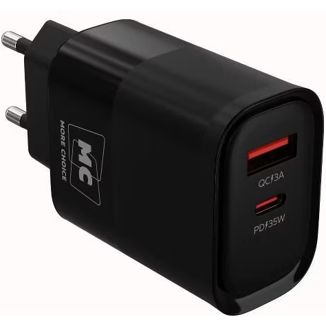 Сетевое зарядное устройство More Choice NC82a Black - фото 3