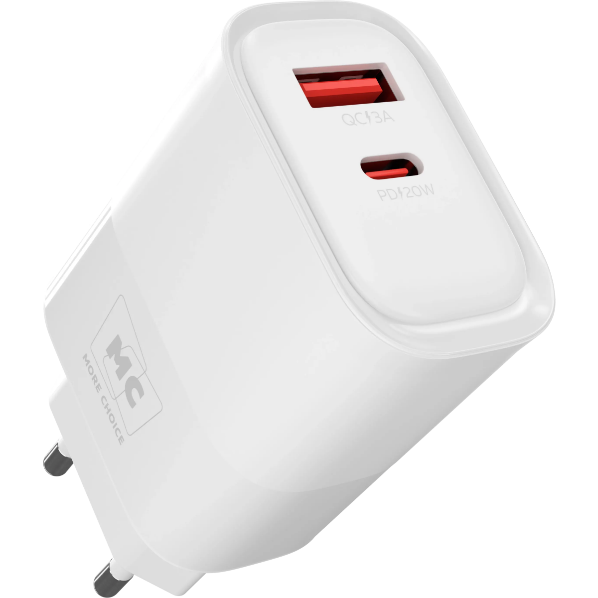 Сетевое зарядное устройство More Choice NC81a White