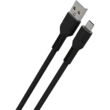 Кабель USB - USB Type-C, 1м, More Choice К65а Black