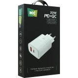 Сетевое зарядное устройство More Choice NC81 White