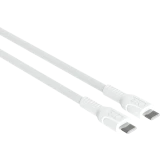 Кабель USB Type-C - USB Type-C, 2м, More Choice К65аа White (К65аа 2м White)