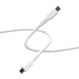 Кабель USB Type-C - USB Type-C, 2м, More Choice К65аа White (К65аа 2м White)