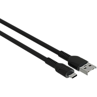 Кабель USB - USB Type-C, 1м, More Choice K65as/К65ас Black - фото 3