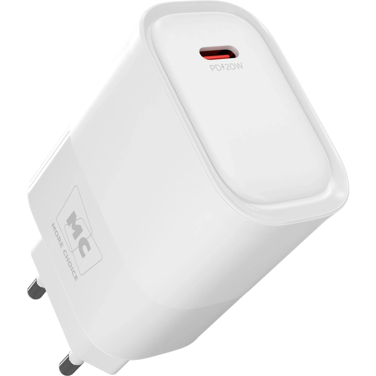 Сетевое зарядное устройство More Choice NC67a White