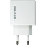 Сетевое зарядное устройство More Choice NC61 White
