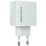 Сетевое зарядное устройство More Choice NC61 White