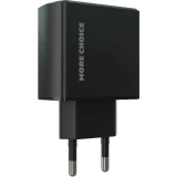 Сетевое зарядное устройство More Choice NC61 Black