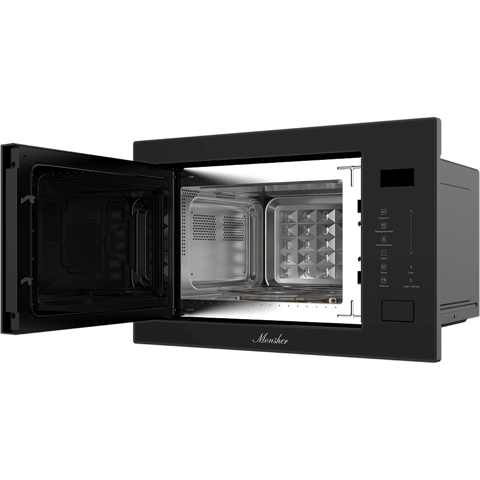 Встраиваемая микроволновая печь Monsher MMH 1025 Noir - фото 2