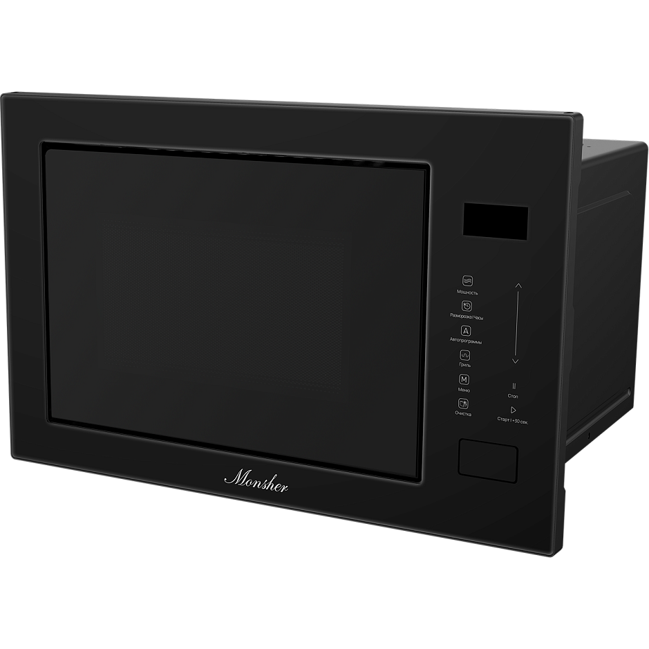 Встраиваемая микроволновая печь Monsher MMH 1025 Noir - фото 4