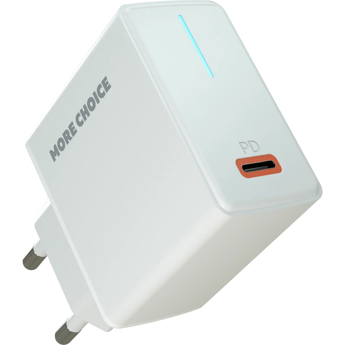 Сетевое зарядное устройство More Choice NC60i White
