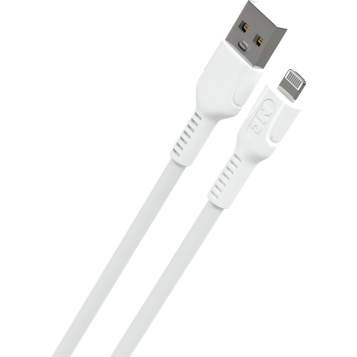 Кабель USB - Lightning, 1м, More Choice K65i/К65л White - фото 2