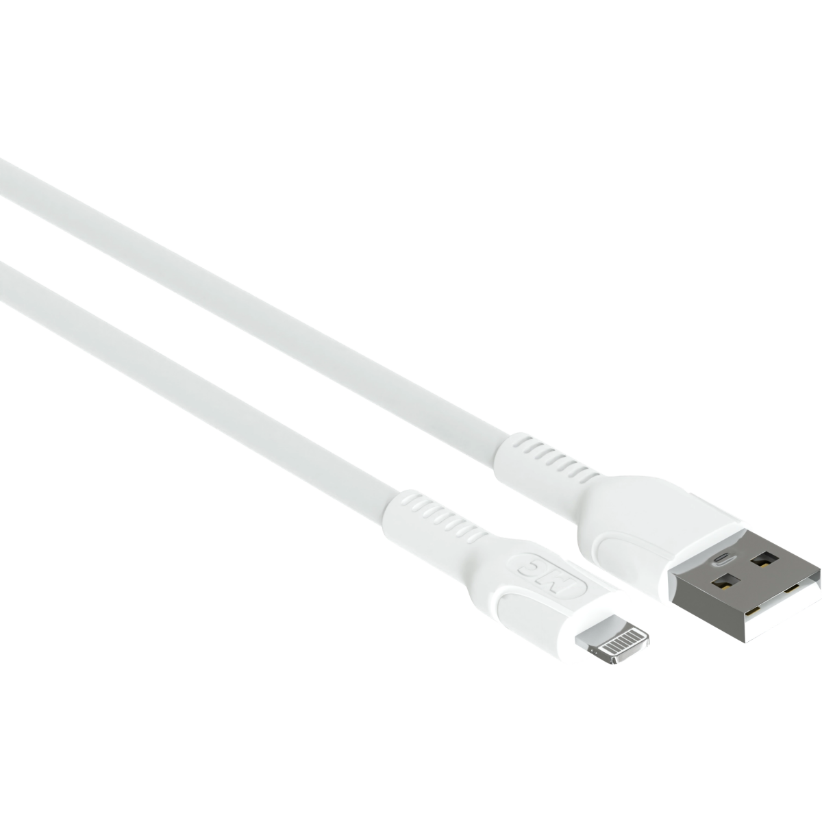Кабель USB - Lightning, 1м, More Choice K65i/К65л White - фото 3