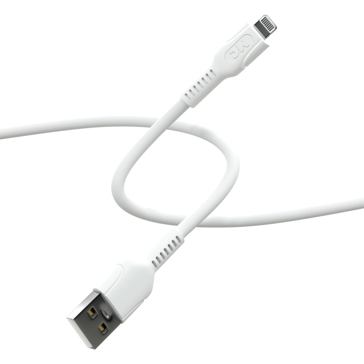 Кабель USB - Lightning, 1м, More Choice K65i/К65л White - фото 4