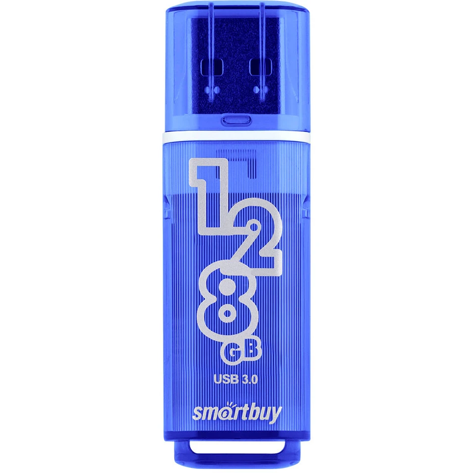 USB Flash накопитель 128Gb SmartBuy Glossy Dark Blue (SB128GBGS-DB) - фото 2