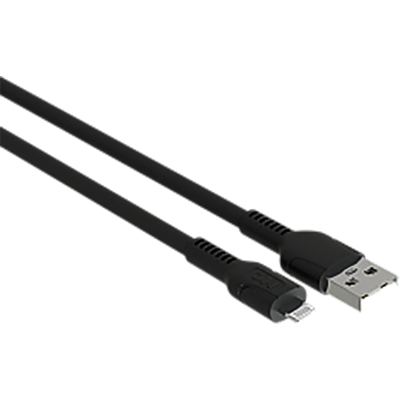 Кабель USB - Lightning, 1м, More Choice K65i/К65л Black - фото 3